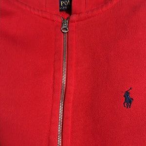 Red Polo Ralph Lauren hoodie